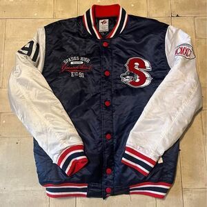 SP Collection Football blue and white Spades High varsity jacket size XL